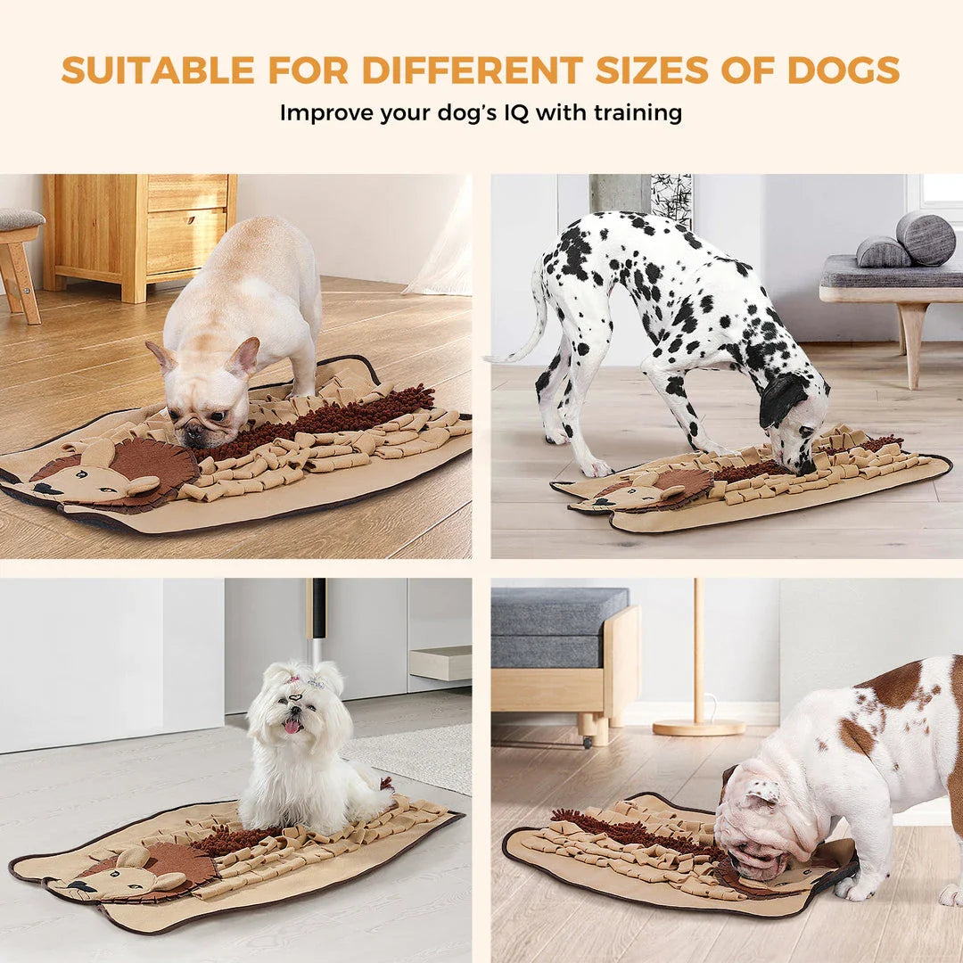 Interactive Dog Snuffle Mat for Mental Stimulation and Anxiety Reduction