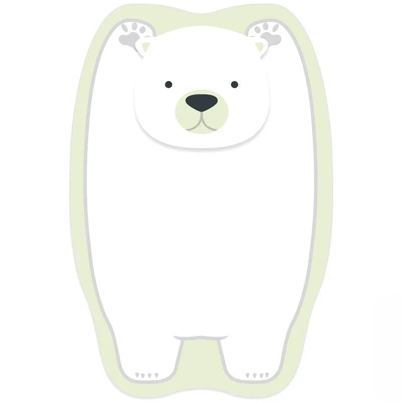Charming animal-themed decorative rugs in various designs, including cats, foxes, lions, dogs, bunnies, wolves, and bears, adding a touch of whimsy and warmth to living rooms, bedrooms, and other cosy spaces.