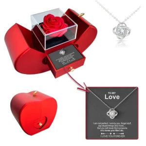Elegant silver or gold clover-shaped pendant necklace in a premium gift box, a charming accessory for UK women