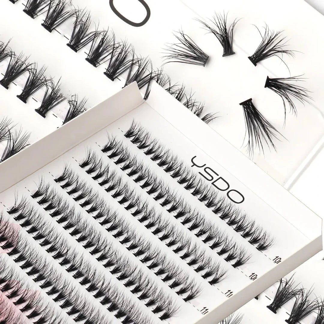 Premium mink eyelash extensions with soft, natural-looking volume and customisable length and thickness options
