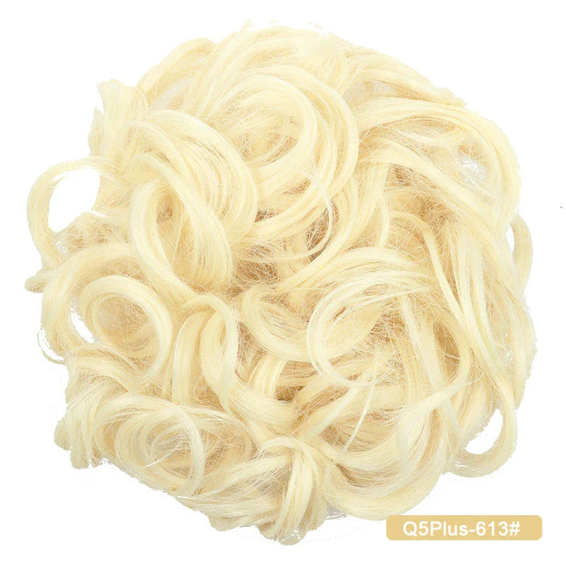 Messy Chignon Donut Hair Bun Pad in Fawn Brown colour, a versatile hair accessory that creates a stylish and effortless bun hairstyle.