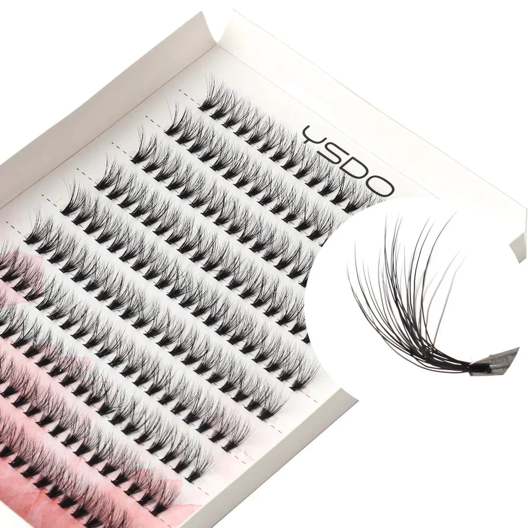 Premium mink eyelash extensions with soft, natural-looking volume and customisable length and thickness options
