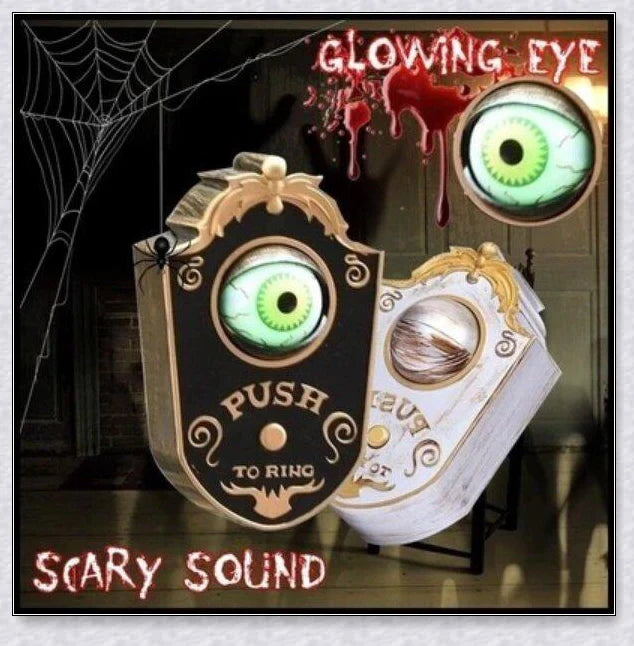 Homeenjoy UK Chilling One-Eyed Doorbell for Halloween