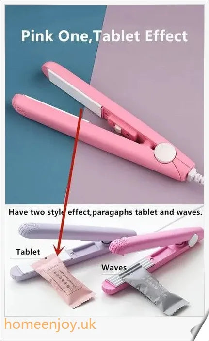 Ceramic Mini Hair Curler with 3D floating plate for creating smooth, silky hairstyles