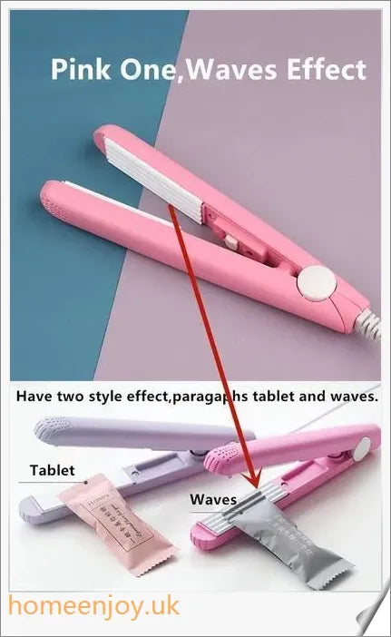 Ceramic Mini Hair Curler with 3D floating plate for creating smooth, silky hairstyles