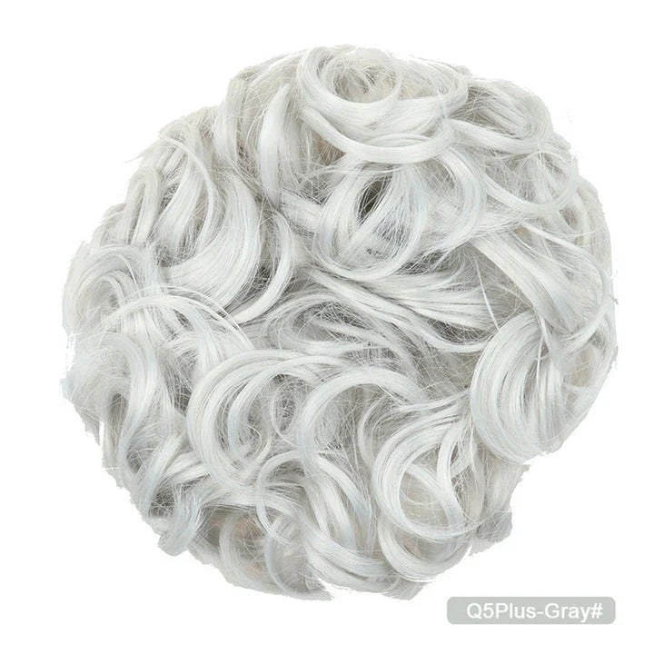 Messy Chignon Donut Hair Bun Pad in Fawn Brown colour, a versatile hair accessory that creates a stylish and effortless bun hairstyle.