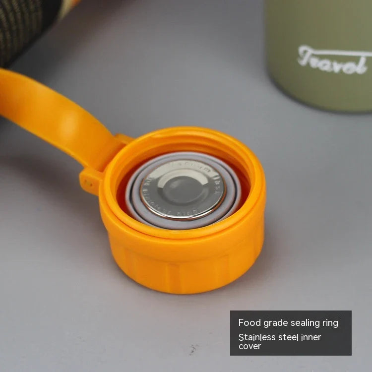 Stainless steel insulated tumbler with leak-proof lid in various vibrant colours, designed to keep hot and cold drinks at the perfect temperature for hours.