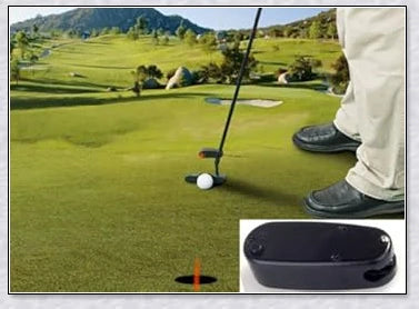 Precision golf laser putting aid with visible laser beam for accurate putting alignment and stroke training