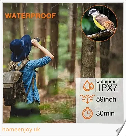 Premium 1000X Zoom Waterproof Monocular Telescope with 52mm Objective Lens and Extendable Tripod for Outdoor Activities
