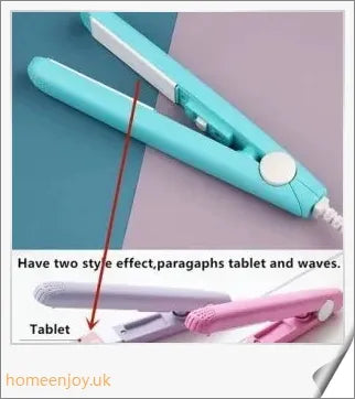 Ceramic Mini Hair Curler with 3D floating plate for creating smooth, silky hairstyles