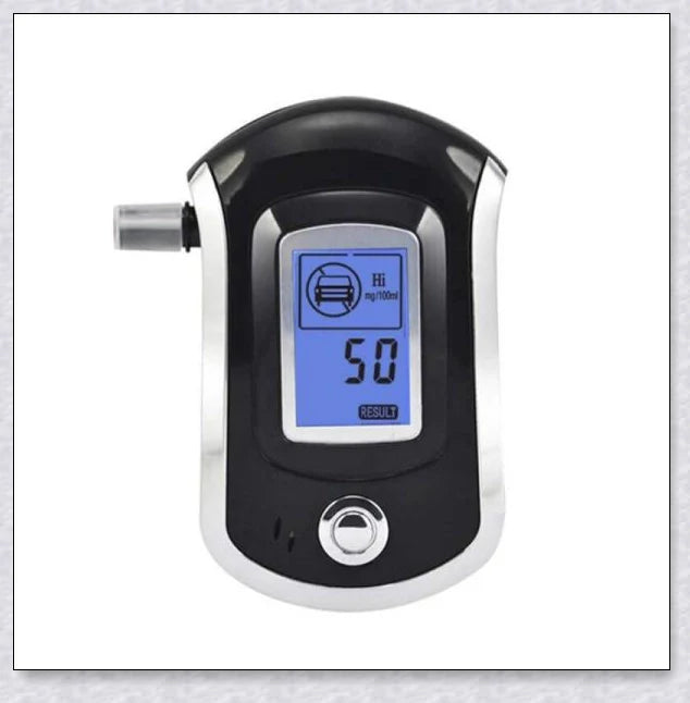 Premium police-grade breathalyser with advanced fuel cell sensor technology for accurate alcohol detection and fast, reliable BAC readings