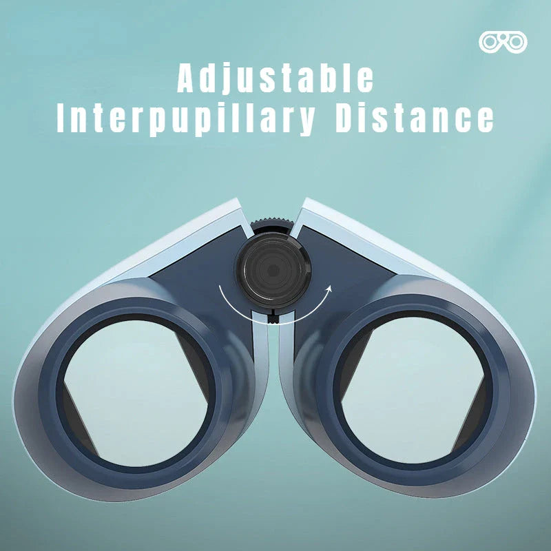 Kids HD Binoculars for outdoor adventures, equipped with adjustable focus and high-definition optics for clear, sharp views of nature