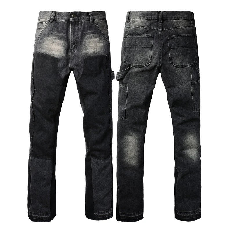 Classic retro denim jeans for stylish British men, featuring premium quality materials and a range of versatile sizes