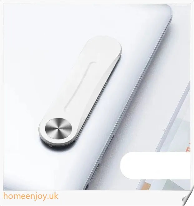 Adjustable aluminium alloy mobile phone holder with side screen display for hands-free convenience and enhanced productivity