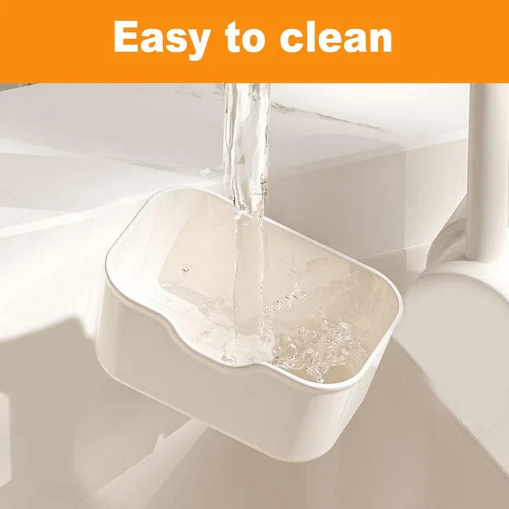 Premium divided snack tray with clear lid, removable compartments, and handle for easy transport and organisation