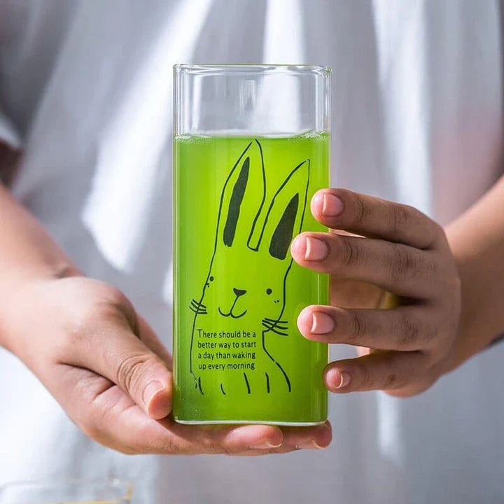 Charming glass drinking glasses with playful animal designs, including a pig, ideal for adding a touch of whimsy to UK homes