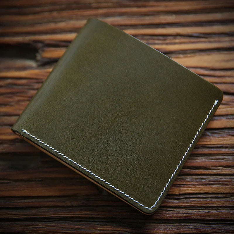 Premium Handmade Leather Money Clip in a Range of Classic British Colours