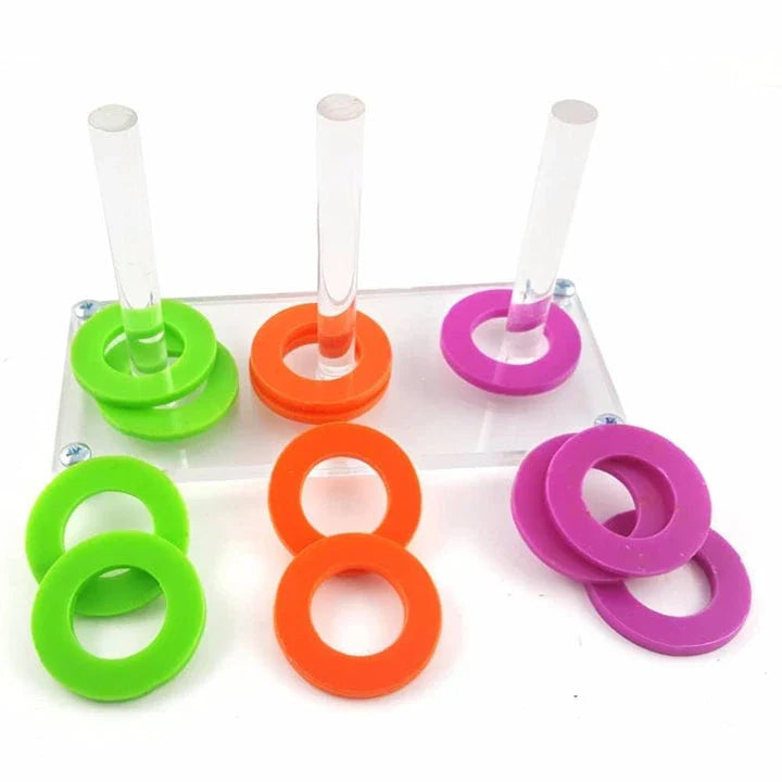 Homeenjoy UK Colourful Ring Puzzle for Pet Birds