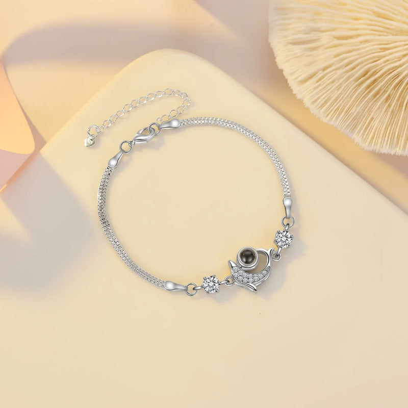 Homeenjoy uk Elegant Vibrato Projection Couple Bracelets for Valentine's Day