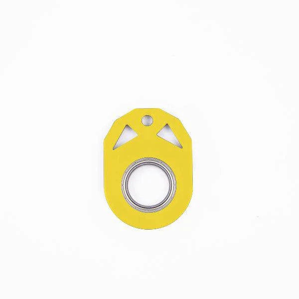 Creative fidget spinner keychain with bottle opener, available in various colours for stress relief and focus improvement