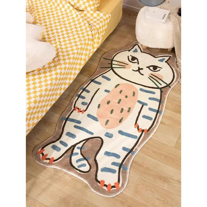 Homeenjoy UK Charming Cat-Themed Living Room Rugs - Cosy and Stylish