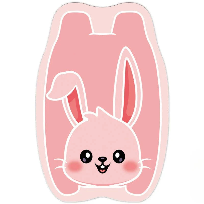 Charming animal-themed decorative rugs in various designs, including cats, foxes, lions, dogs, bunnies, wolves, and bears, adding a touch of whimsy and warmth to living rooms, bedrooms, and other cosy spaces.