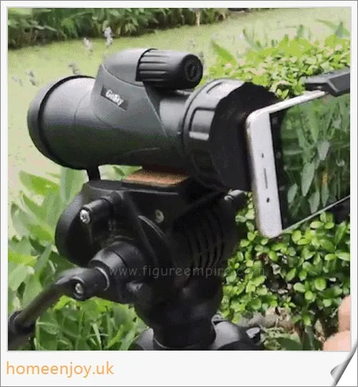Premium 1000X Zoom Waterproof Monocular Telescope with 52mm Objective Lens and Extendable Tripod for Outdoor Activities