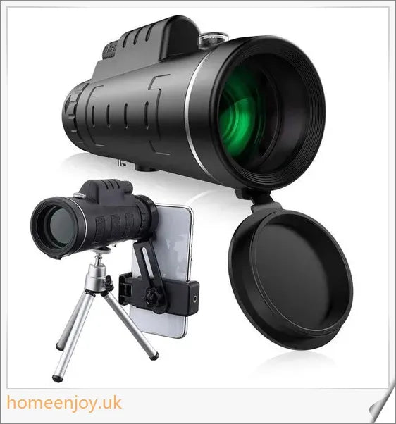 Premium 1000X Zoom Waterproof Monocular Telescope with 52mm Objective Lens and Extendable Tripod for Outdoor Activities