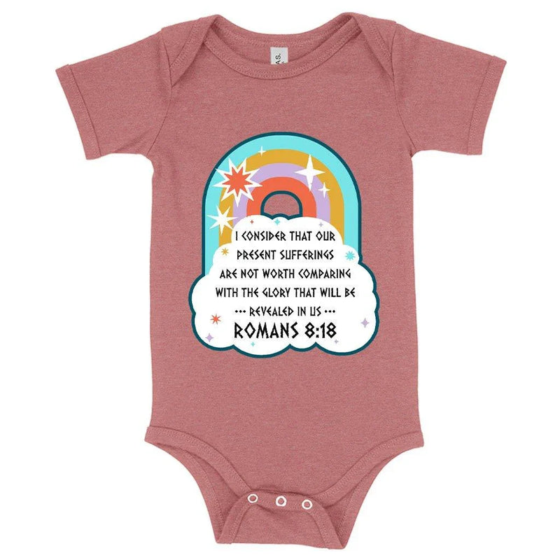 Homeenjoy UK Comfy Bible Verse Baby Bodysuit - Soft & Flexible Fit