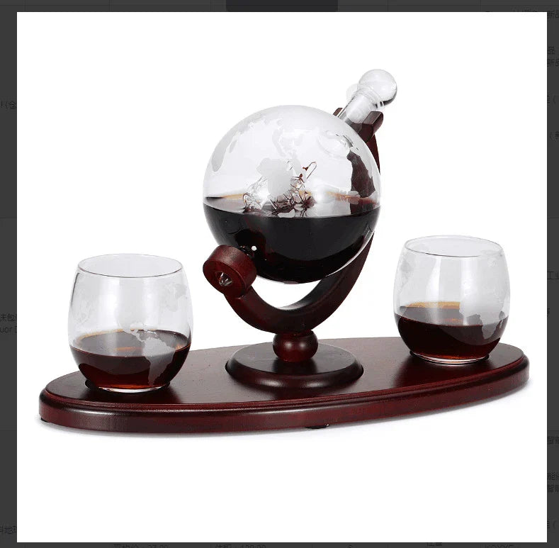 Trendha Glass Wine Decanter, a premium borosilicate glass vessel for serving elegant craft beverages in style