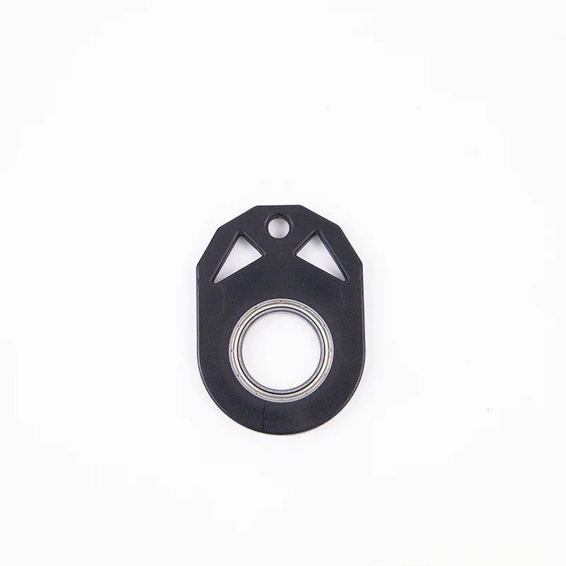 Creative fidget spinner keychain with bottle opener, available in various colours for stress relief and focus improvement