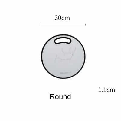 Premium walnut wood cutting boards in rectangle, handle, and round shapes for versatile kitchen use