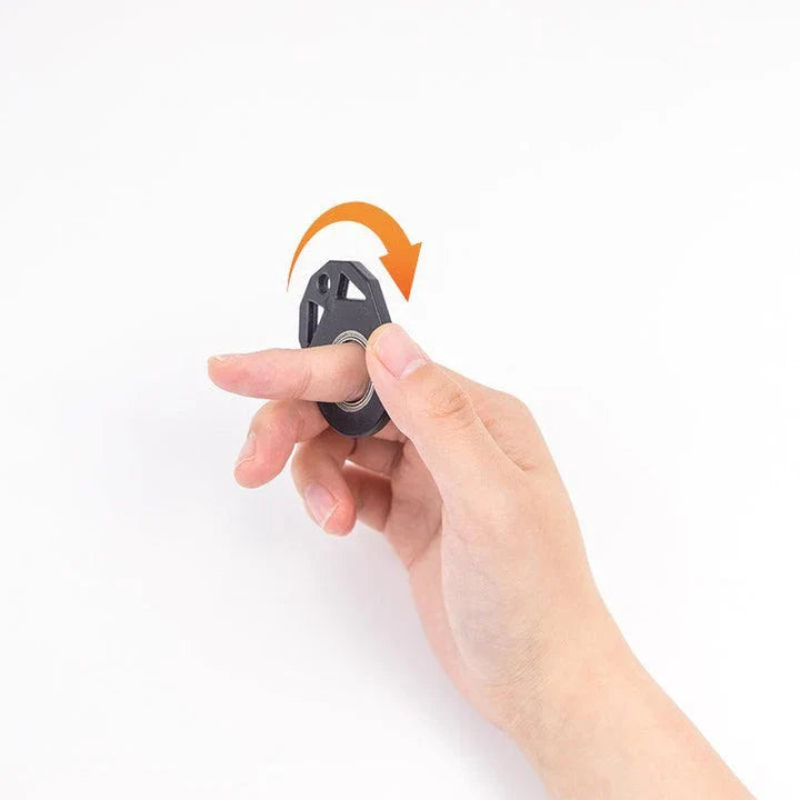 Creative fidget spinner keychain with bottle opener, available in various colours for stress relief and focus improvement