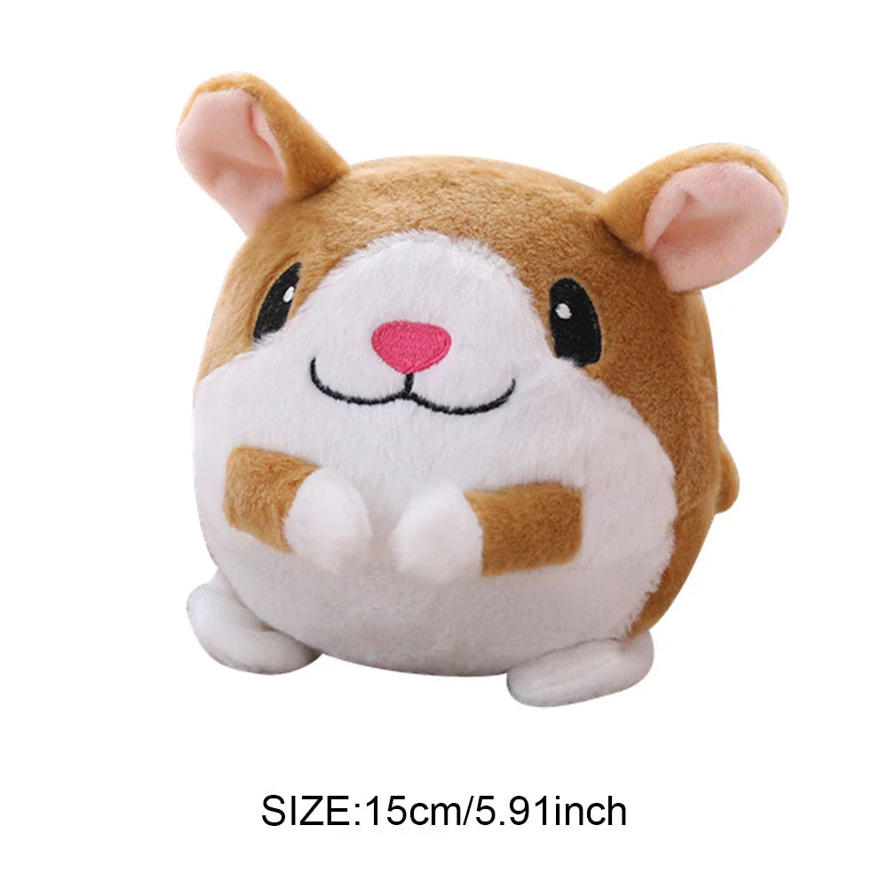 Interactive Bouncing Talking Plush Pet Toy Ball for Cats and Dogs, Providing Endless Fun and Mental Stimulation