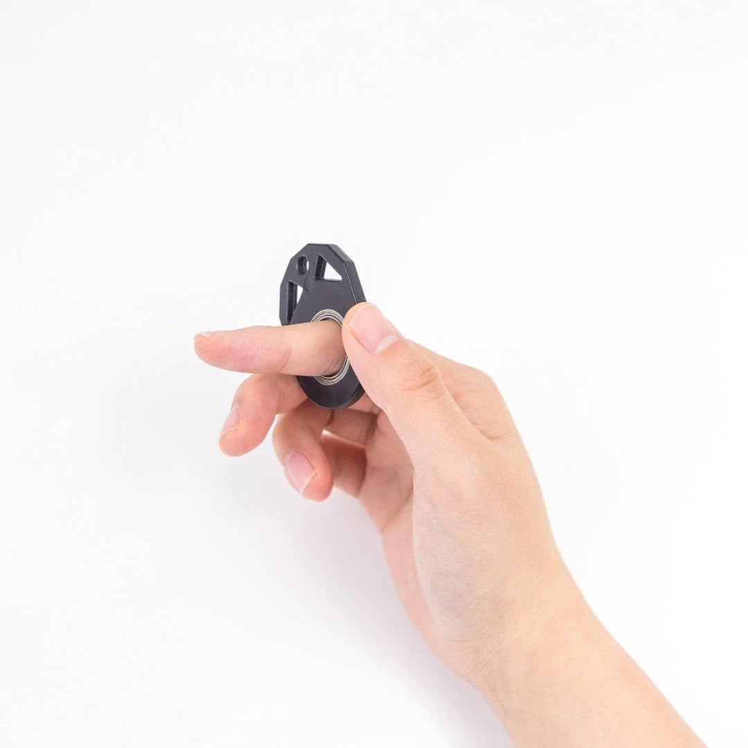 Creative fidget spinner keychain with bottle opener, available in various colours for stress relief and focus improvement
