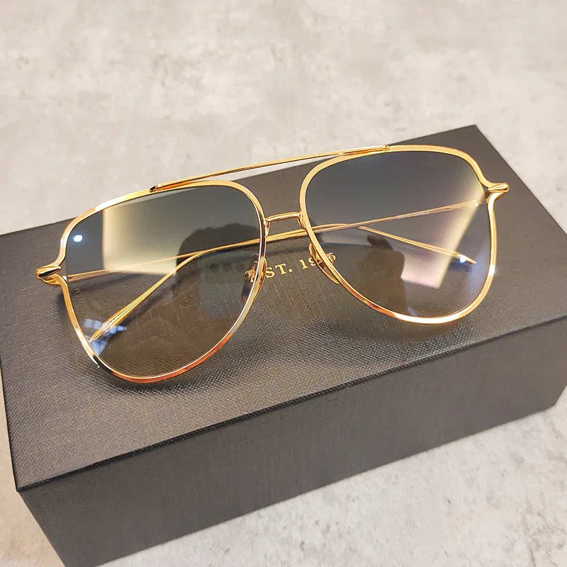 Homeenjoy UK Classic Vintage Pilot Sunglasses for Modern Gentlemen