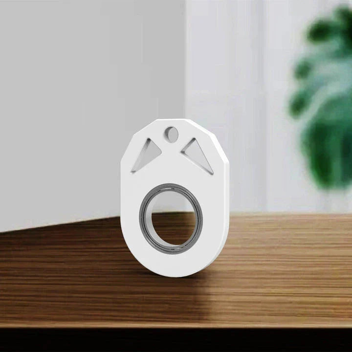 Creative fidget spinner keychain with bottle opener, available in various colours for stress relief and focus improvement