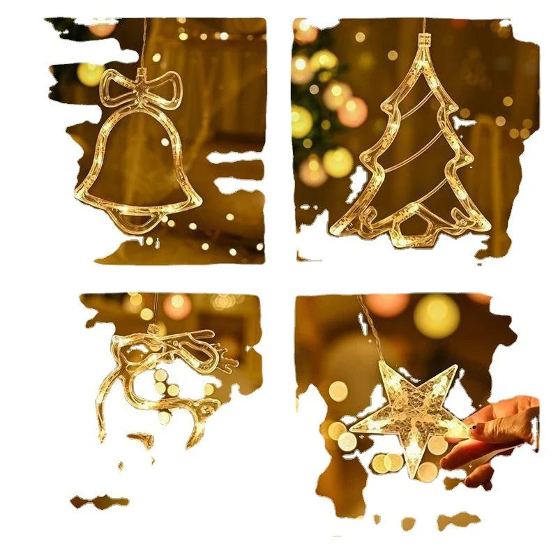 Enchanting Christmas Decoration Pendant Night Light with warm, ambient glow