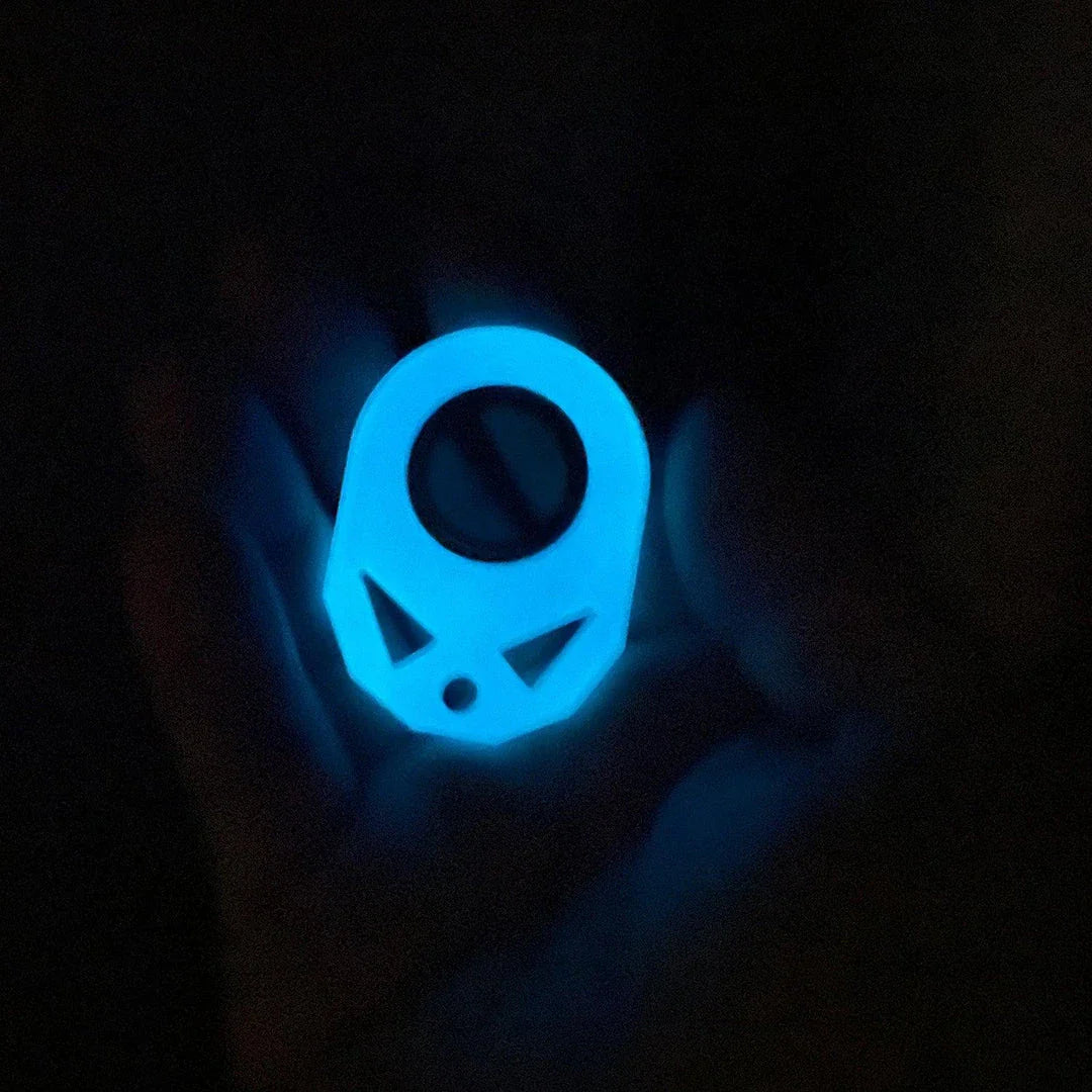 Creative fidget spinner keychain with bottle opener, available in various colours for stress relief and focus improvement