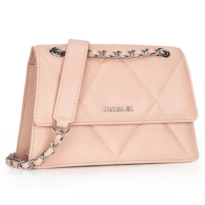 Premium PU leather shoulder bag with a chic diamond pattern, perfect for everyday elegance and versatility.