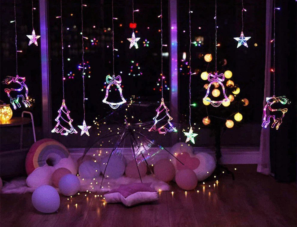 Enchanting Christmas Decoration Pendant Night Light with warm, ambient glow