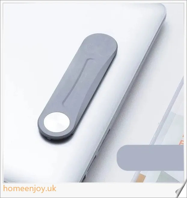 Adjustable aluminium alloy mobile phone holder with side screen display for hands-free convenience and enhanced productivity