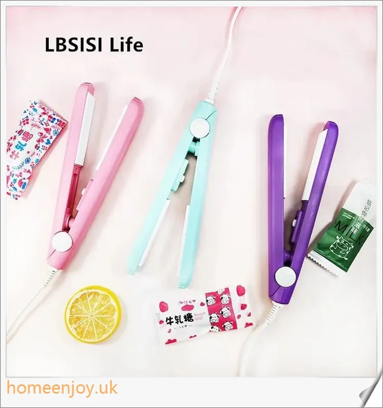 Ceramic Mini Hair Curler with 3D floating plate for creating smooth, silky hairstyles