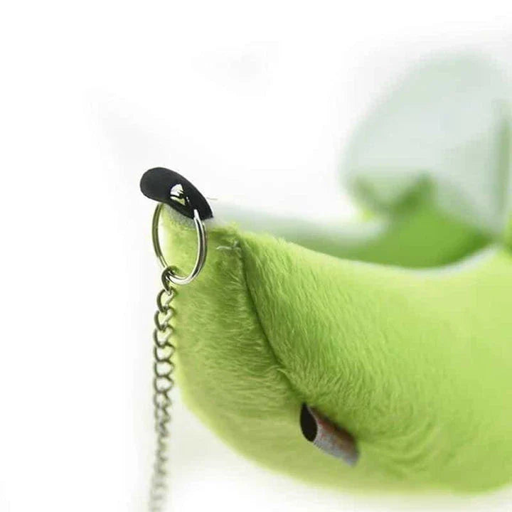 Cosy banana-shaped plush and fleece pet hammock in various vibrant colours for small animals like cats and rabbits