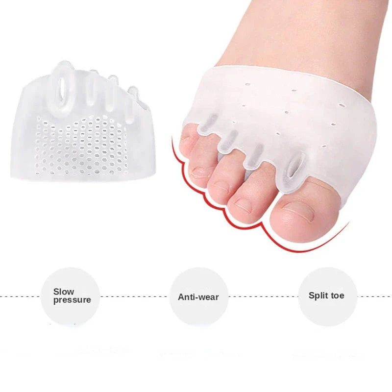 Premium silicone toe separator with honeycomb design for hallux valgus and foot alignment correction