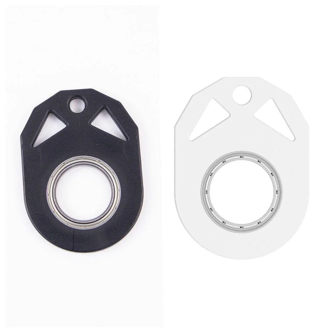 Creative fidget spinner keychain with bottle opener, available in various colours for stress relief and focus improvement