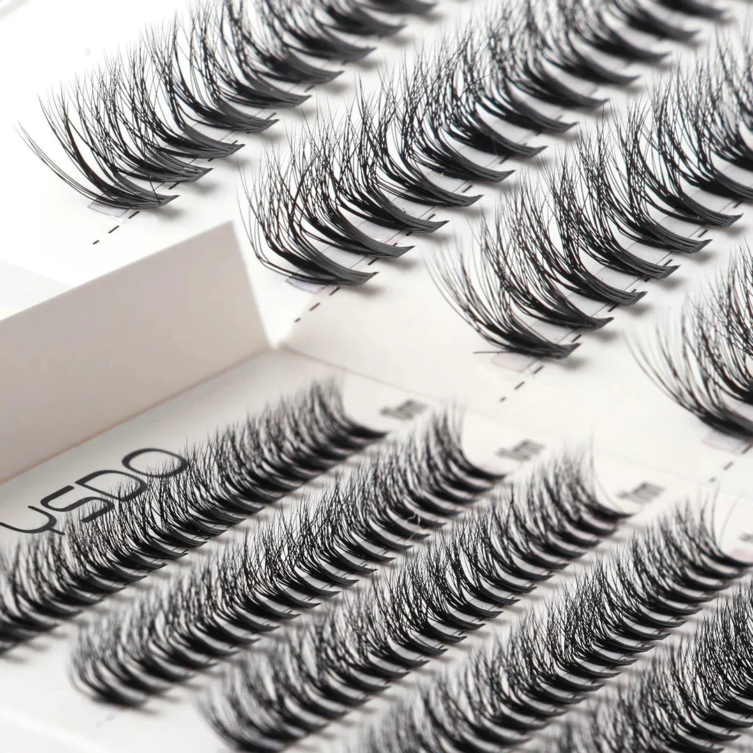 Premium mink eyelash extensions with soft, natural-looking volume and customisable length and thickness options