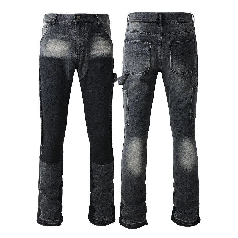 Classic retro denim jeans for stylish British men, featuring premium quality materials and a range of versatile sizes