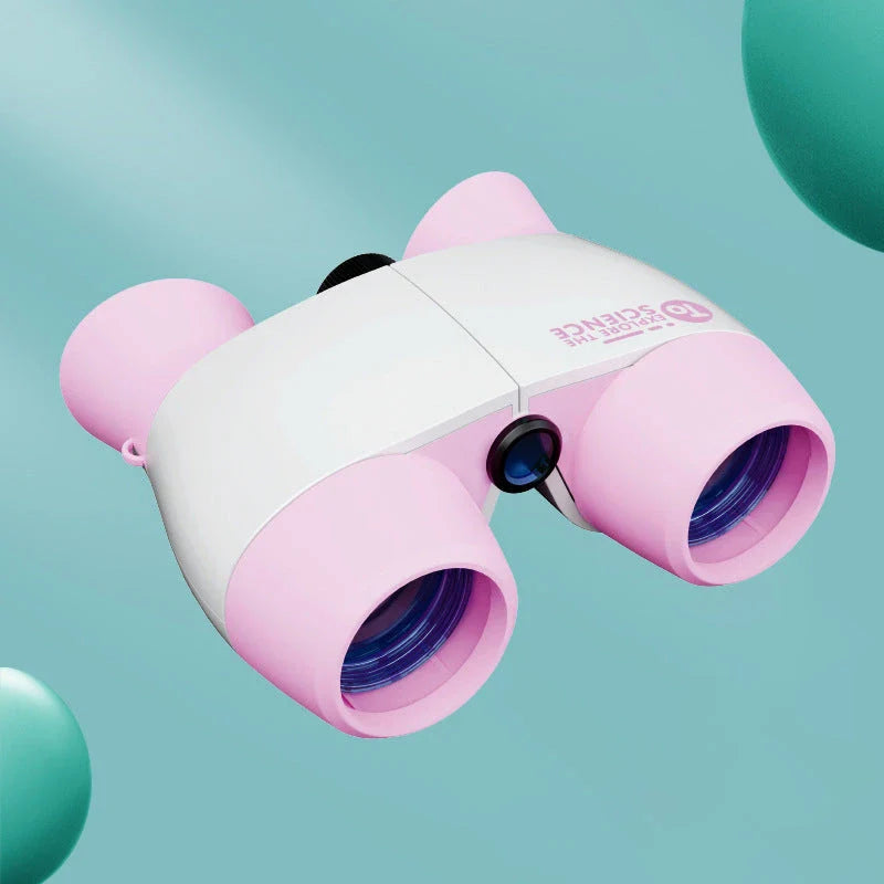 Kids HD Binoculars for outdoor adventures, equipped with adjustable focus and high-definition optics for clear, sharp views of nature