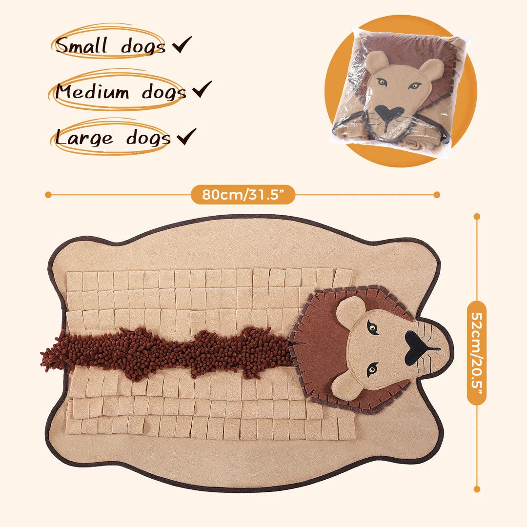 Interactive Dog Snuffle Mat for Mental Stimulation and Anxiety Reduction